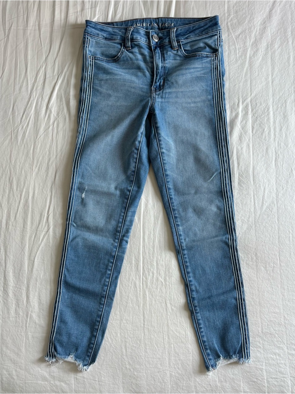 American Eagle Hi-Rise Jegging Crop with Seam Detail 6R